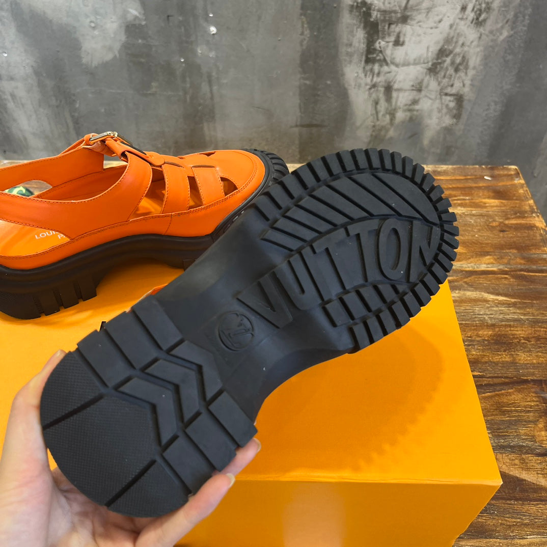 Louis Vuitton Ruby Flat Mary Jane Sandals