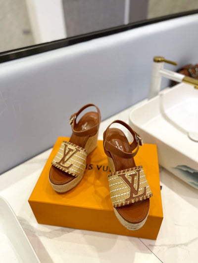Louis Vuitton Starboard Wedge Sandals