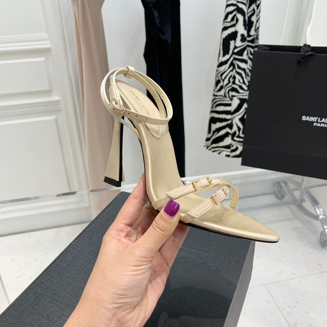 YSL LILA SANDALS