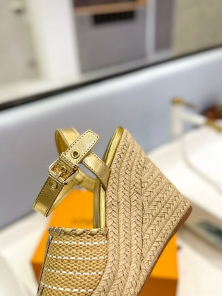 Louis Vuitton Starboard Wedge Sandals