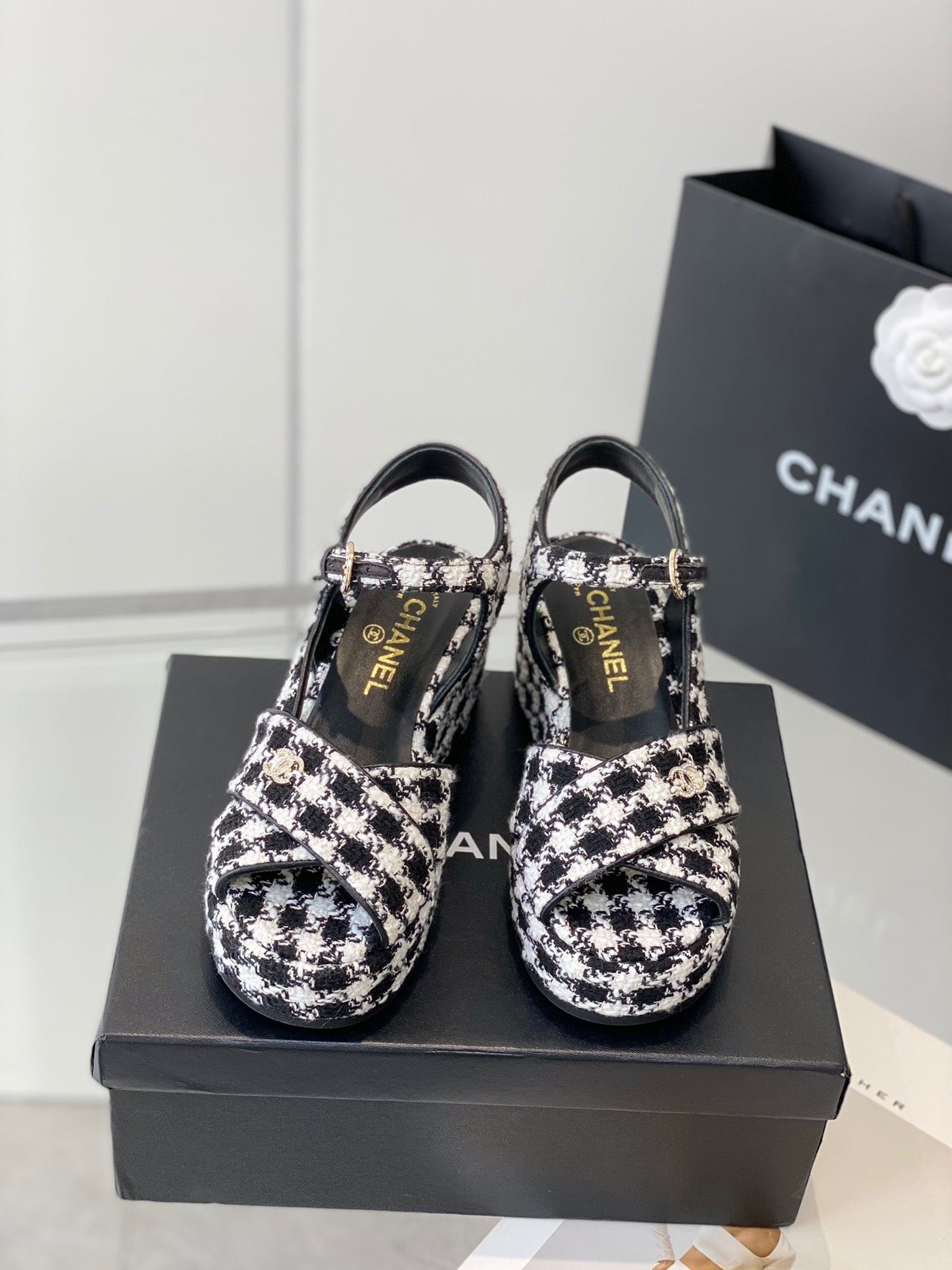 Chanel Platform Sandals