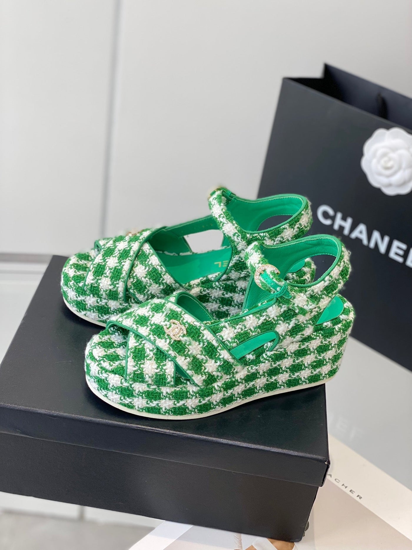 Chanel Platform Sandals