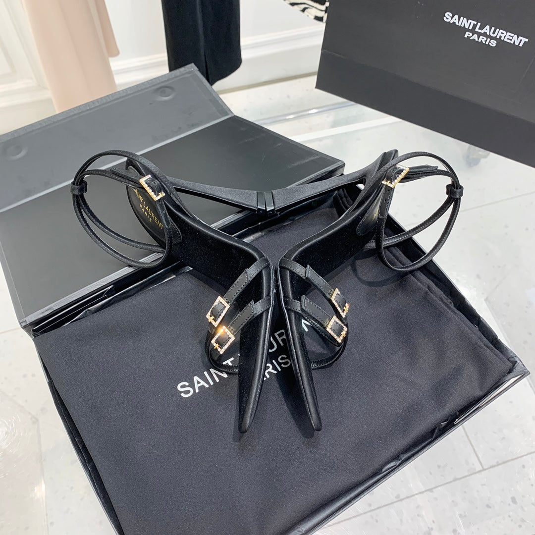 YSL LILA SANDALS