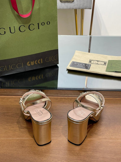 Gucci Interlocking G  Studs Sandal