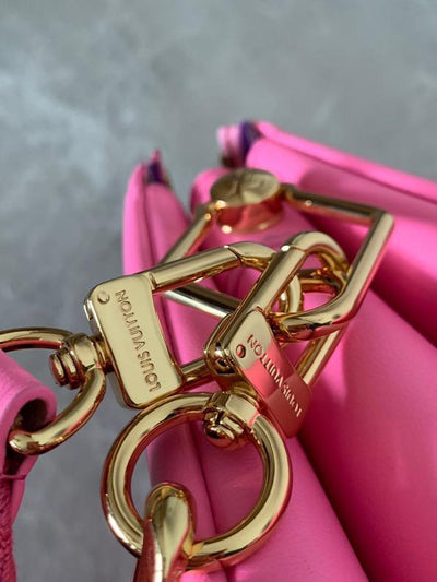 Louis Vuitton Lambskin Embossed Coussin Bag