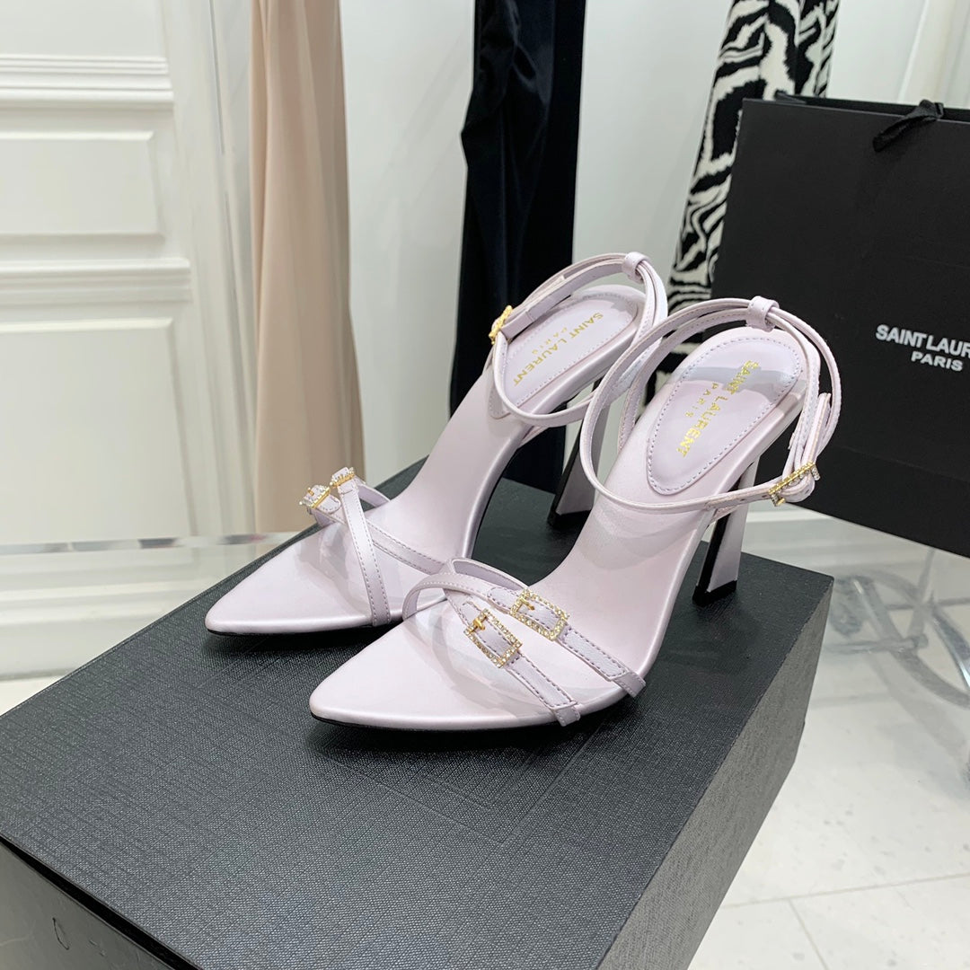 YSL LILA SANDALS