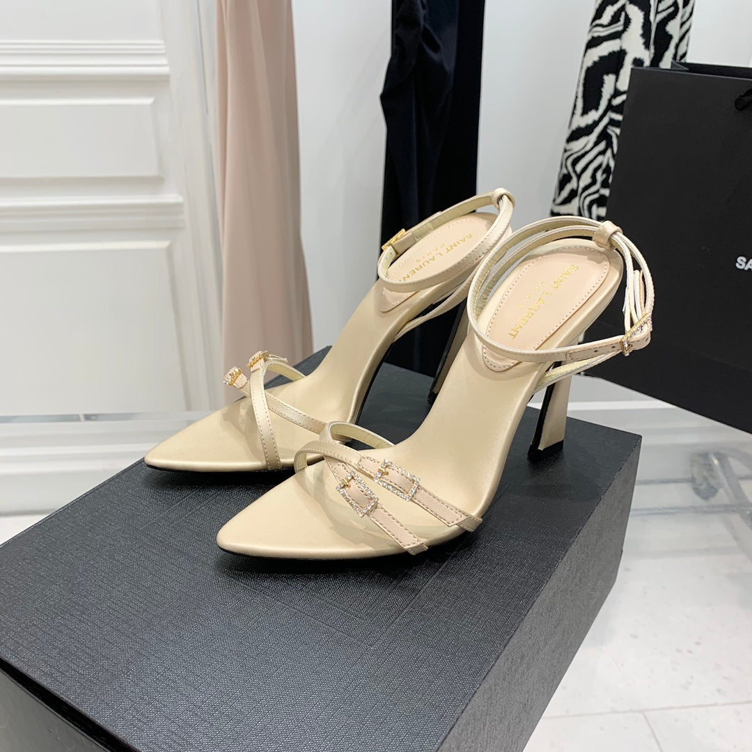 YSL LILA SANDALS