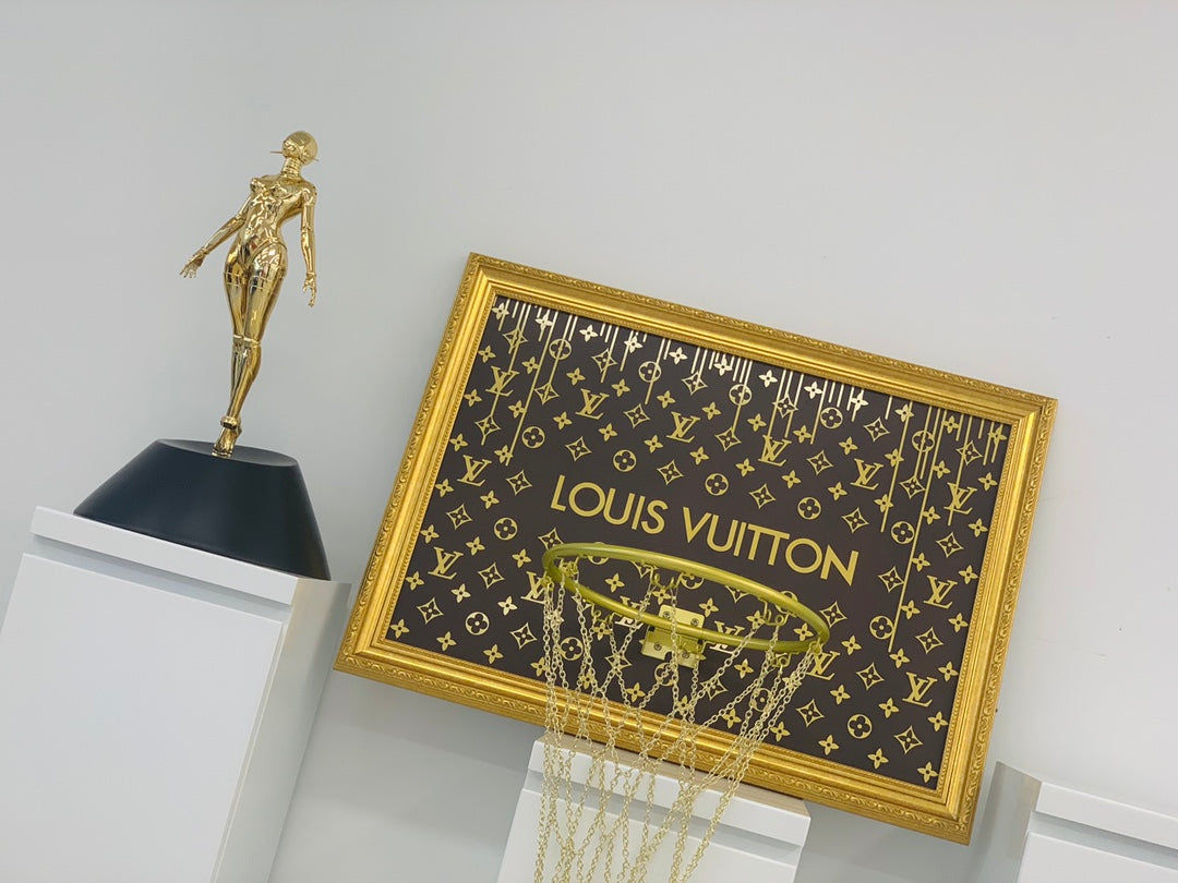 Louis Vuitton Custom Basketball Hoop Home Decor