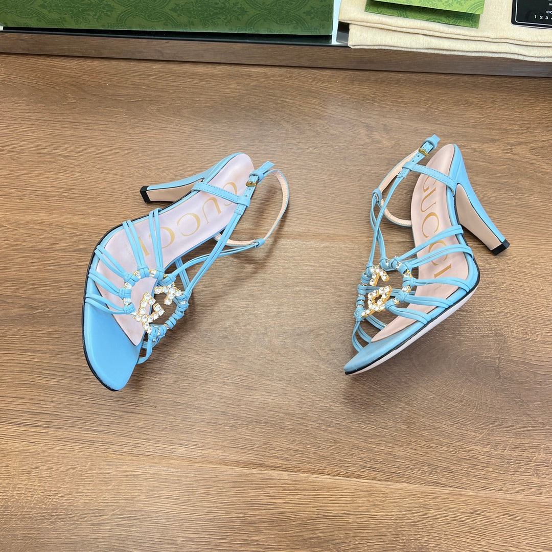 Gucci Women  Sandal With Interlocking G