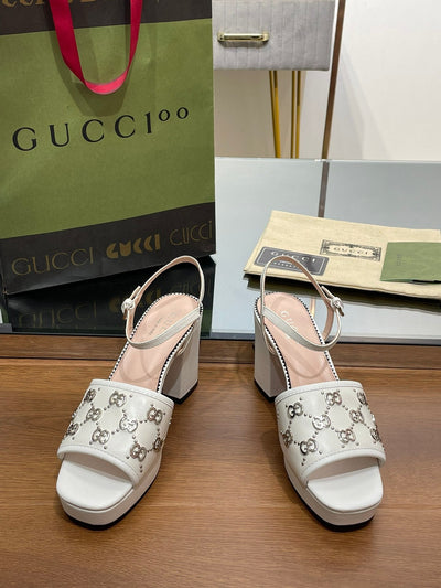 Gucci Interlocking G  Studs Sandal