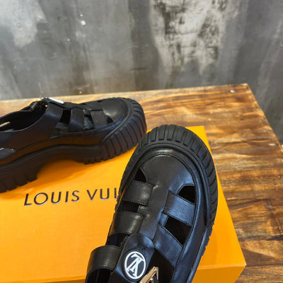 Louis Vuitton Ruby Flat Mary Jane Sandals