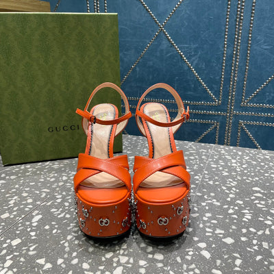Gucci Interlocking G  Studs Sandal
