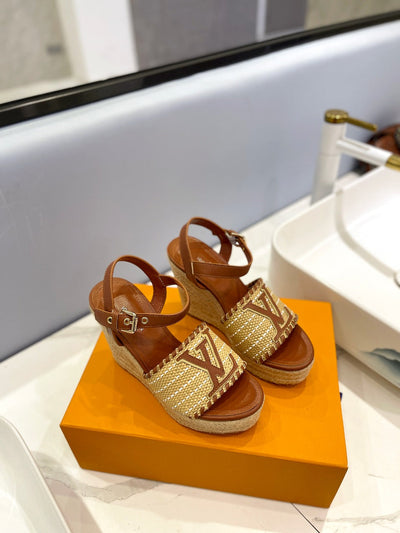 Louis Vuitton Starboard Wedge Sandals