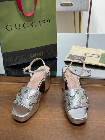 Gucci Interlocking G  Studs Sandal