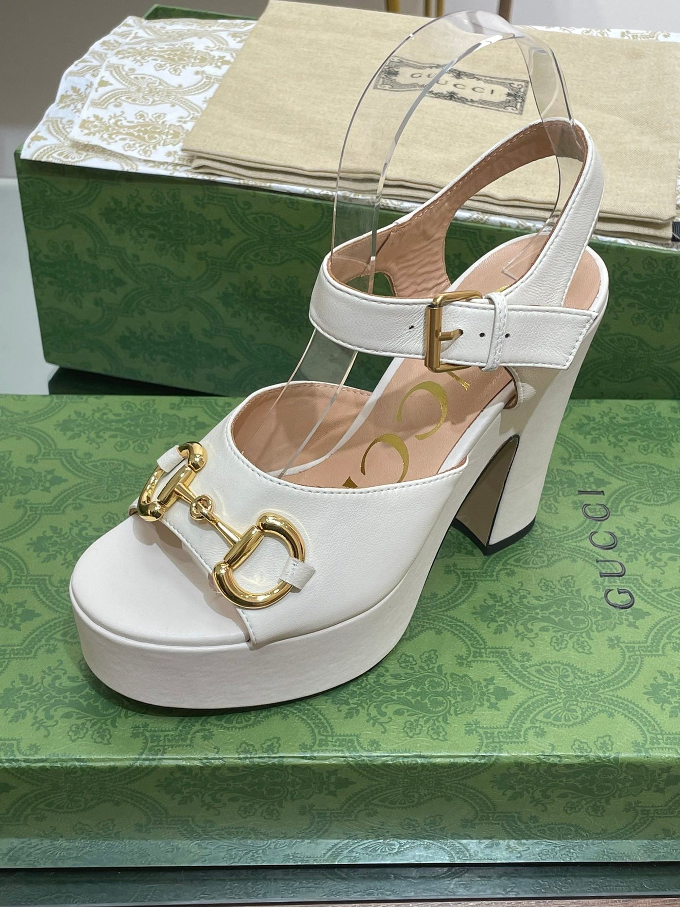 Gucci Platform Sandal With Horsebit