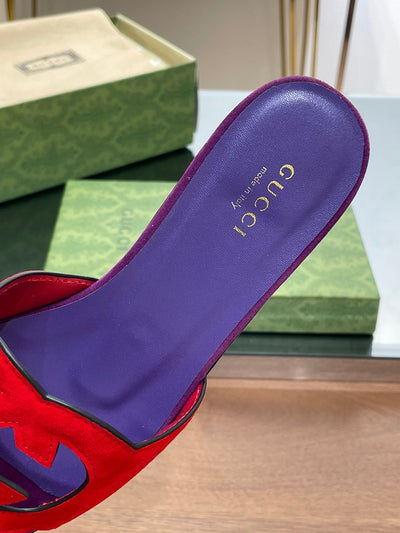 Gucci  Interlocking G Cut Out  Sandal