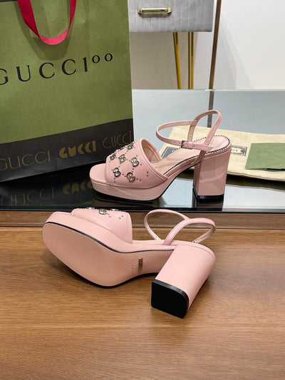 Gucci Interlocking G  Studs Sandal
