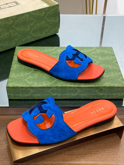 Gucci  Interlocking G Cut Out  Sandal