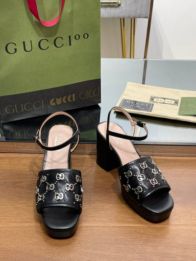 Gucci Interlocking G  Studs Sandal