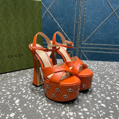 Gucci Interlocking G  Studs Sandal