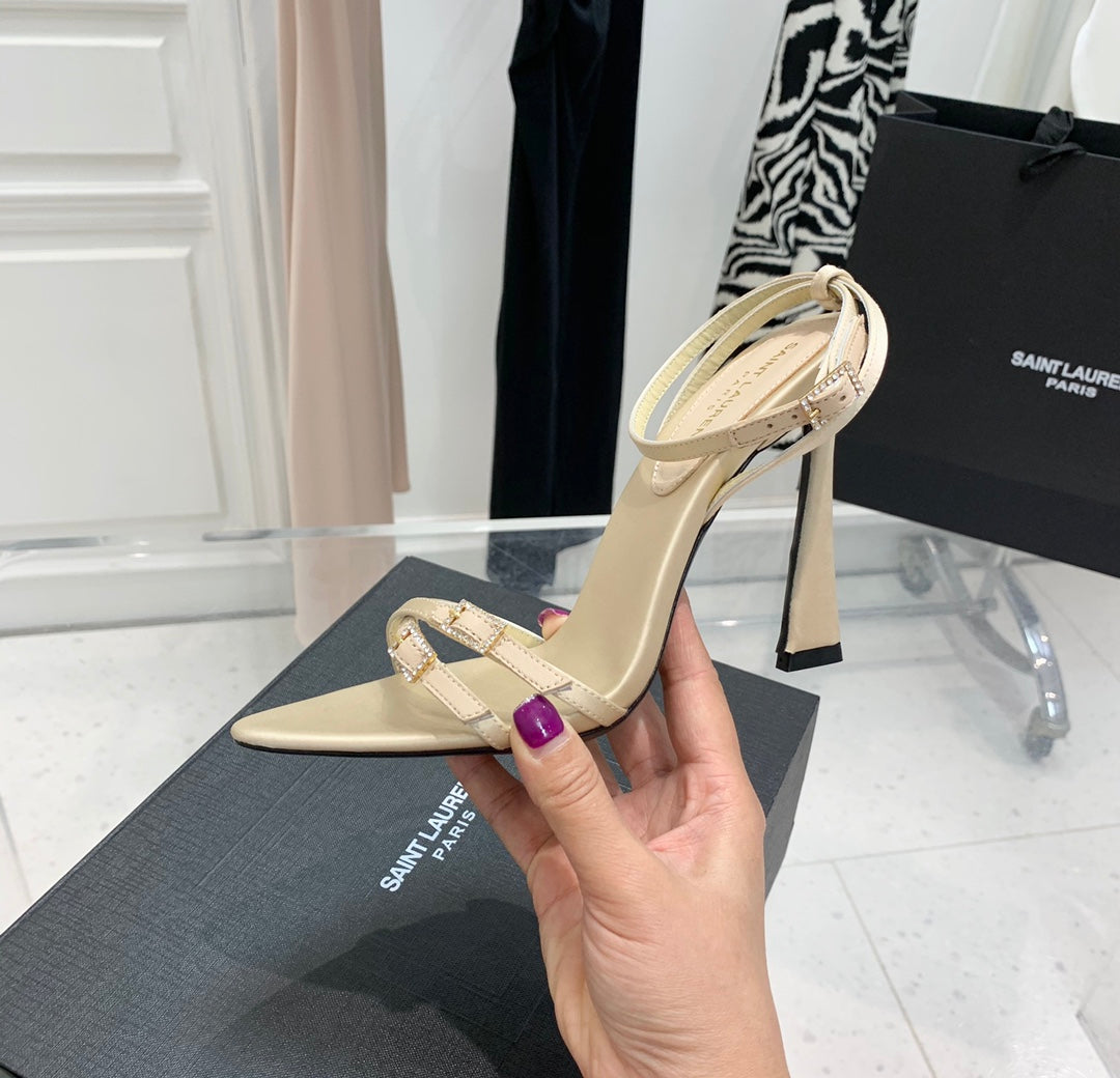 YSL LILA SANDALS