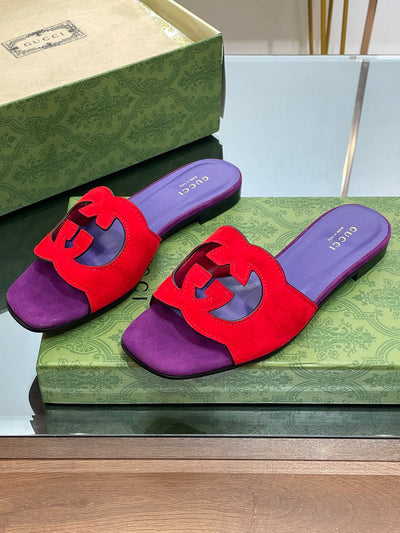 Gucci  Interlocking G Cut Out  Sandal