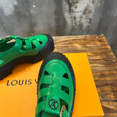 Louis Vuitton Ruby Flat Mary Jane Sandals