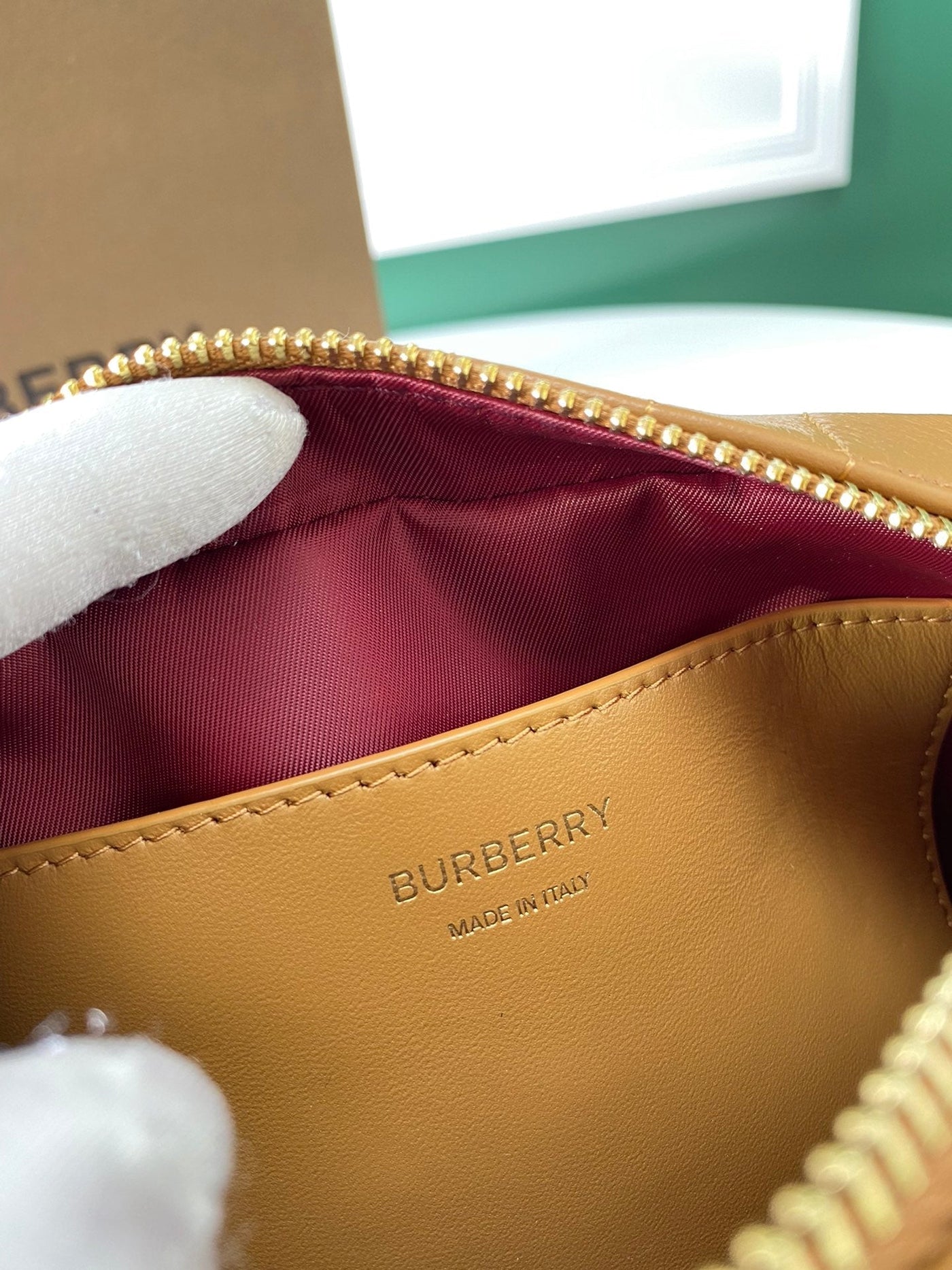 Burberry Quilted Leather Small Lola Camera Bag