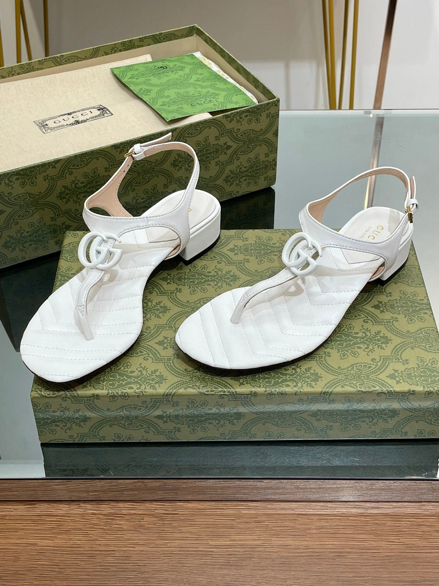 Gucci Double G  Sandals