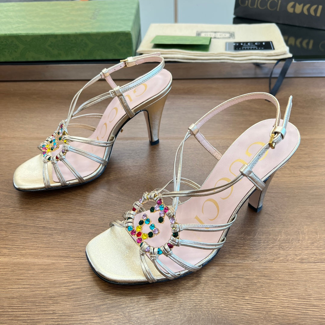 Gucci Women  Sandal With Interlocking G