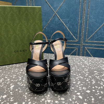 Gucci Interlocking G  Studs Sandal