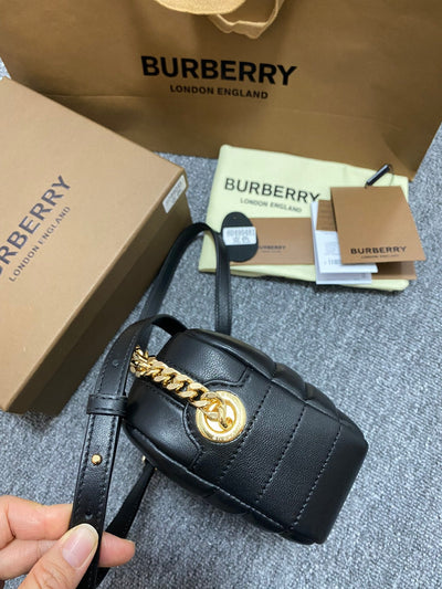 Burberry Quilted Leather Small Lola Camera Bag