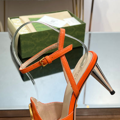 Gucci Blonde Heeled Sandal