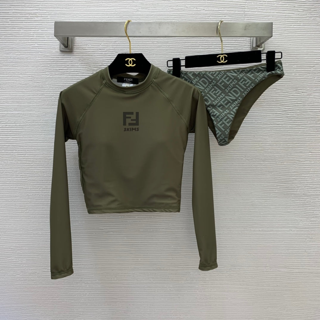 Two Piece Fendi x Skims Bikini Set