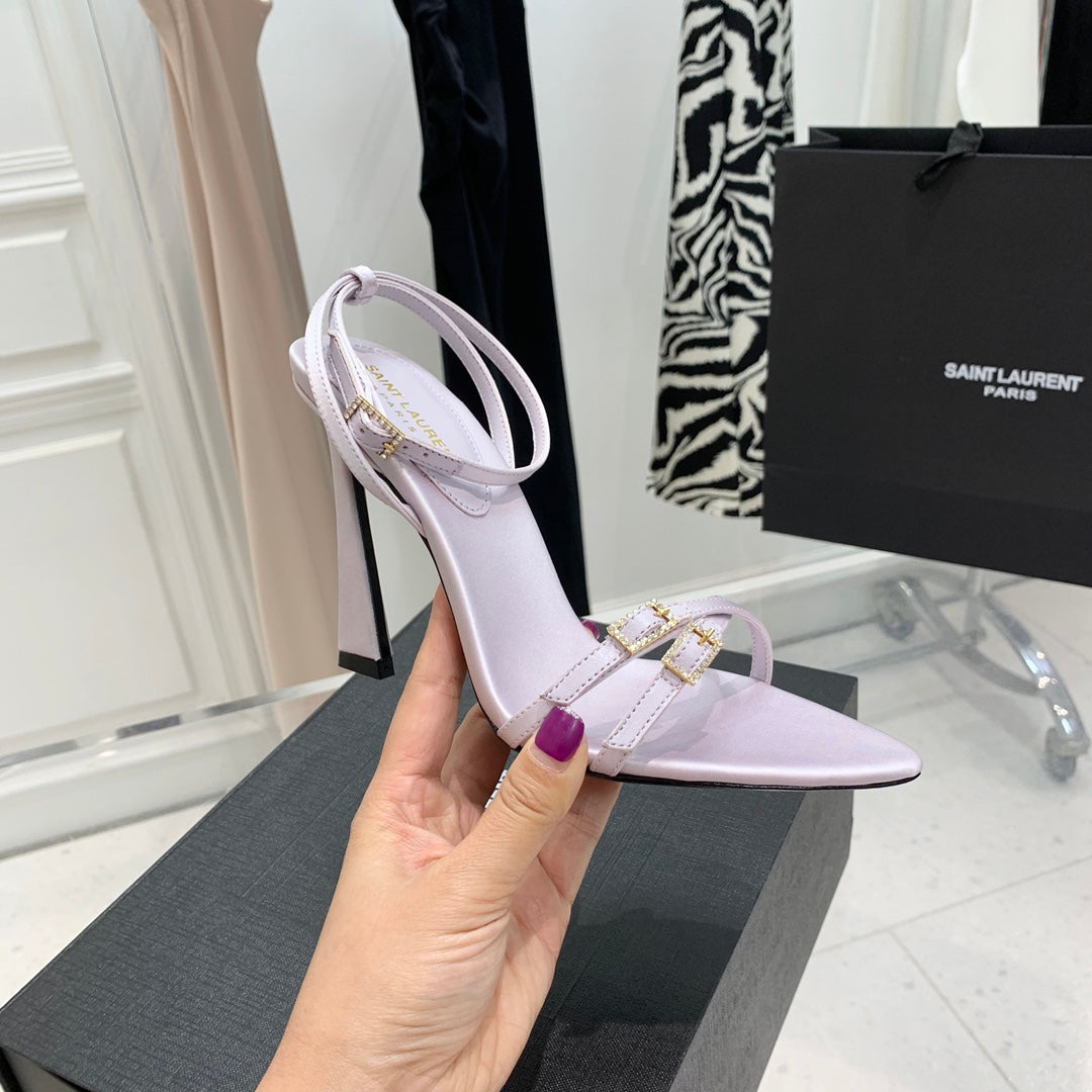 YSL LILA SANDALS