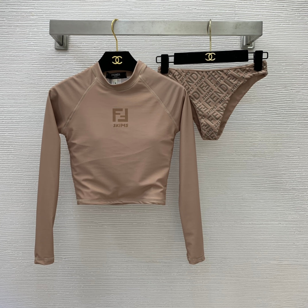 Two Piece Fendi x Skims Bikini Set