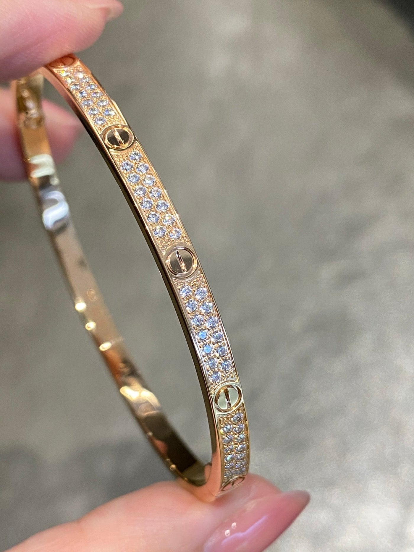 Cartier Thin Gold Love Bracelet Accessory