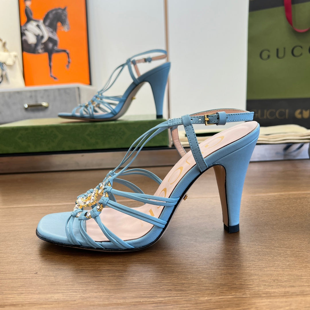 Gucci Women  Sandal With Interlocking G