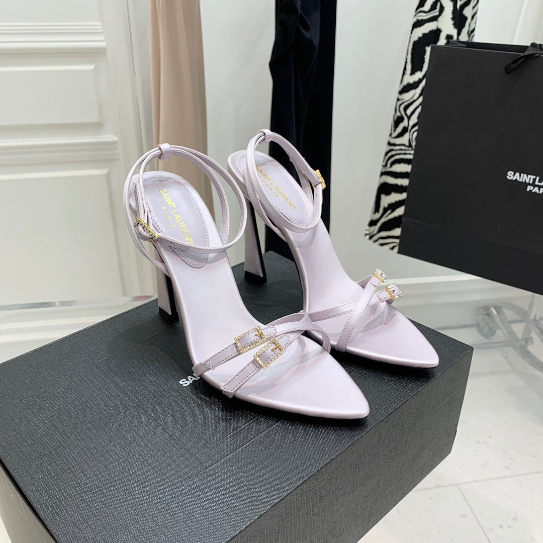 YSL LILA SANDALS