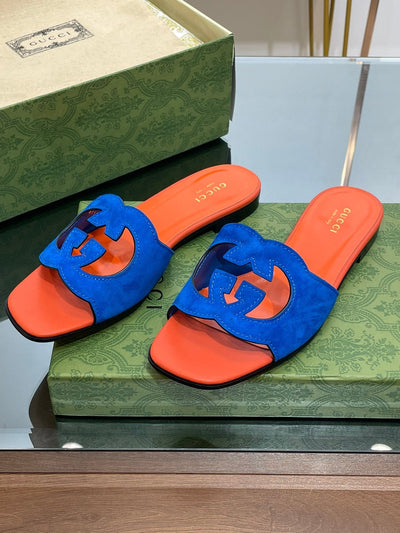 Gucci  Interlocking G Cut Out  Sandal