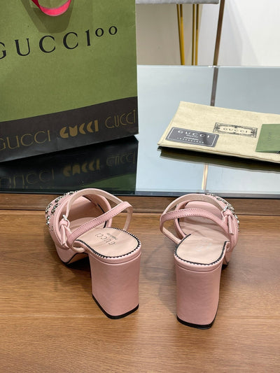 Gucci Interlocking G  Studs Sandal