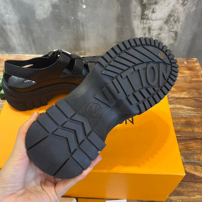 Louis Vuitton Ruby Flat Mary Jane Sandals