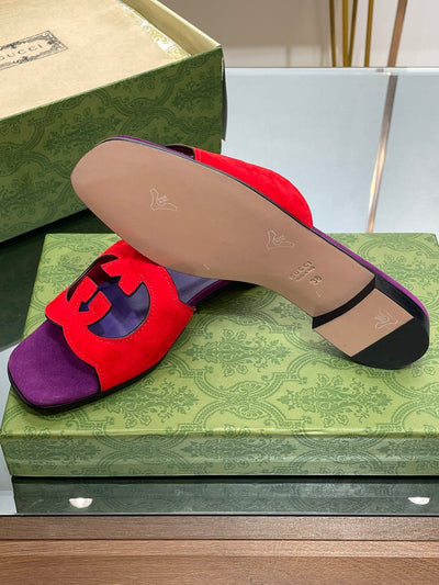 Gucci  Interlocking G Cut Out  Sandal