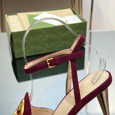 Gucci Blonde Heeled Sandal