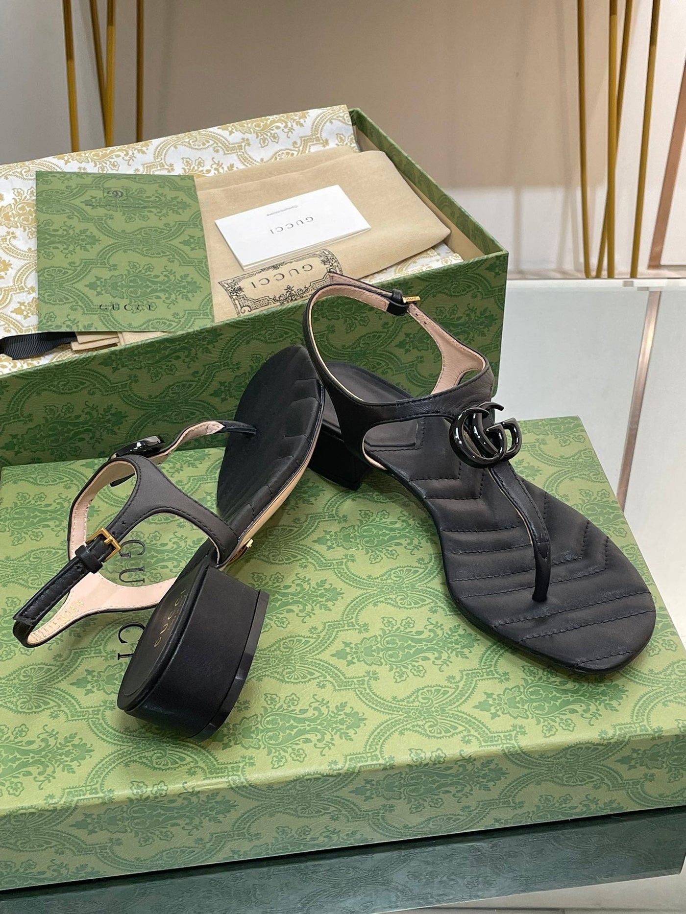 Gucci Double G  Sandals