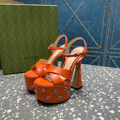 Gucci Interlocking G  Studs Sandal
