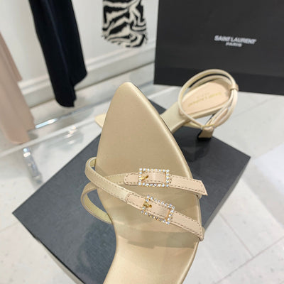 YSL LILA SANDALS