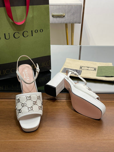 Gucci Interlocking G  Studs Sandal