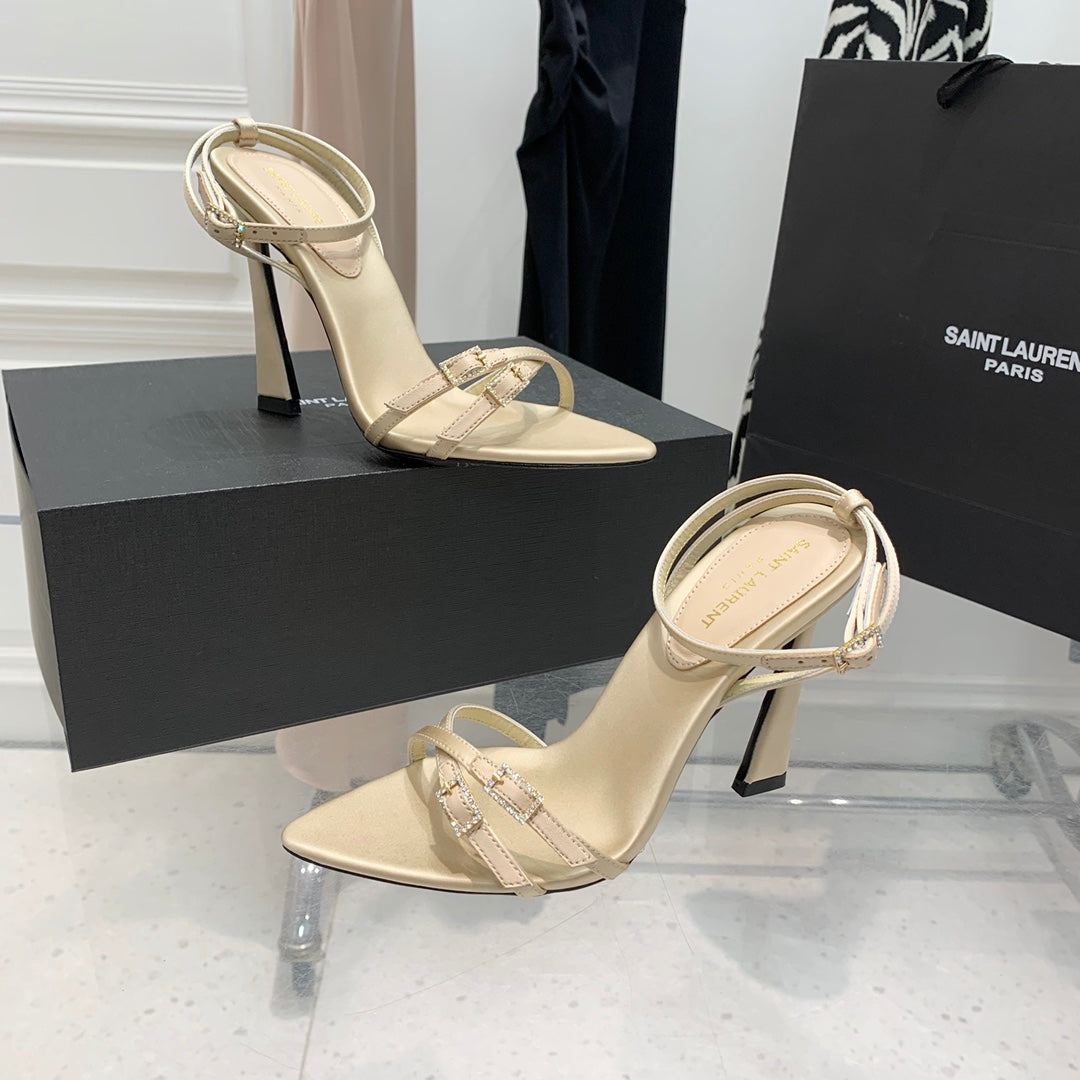 YSL LILA SANDALS