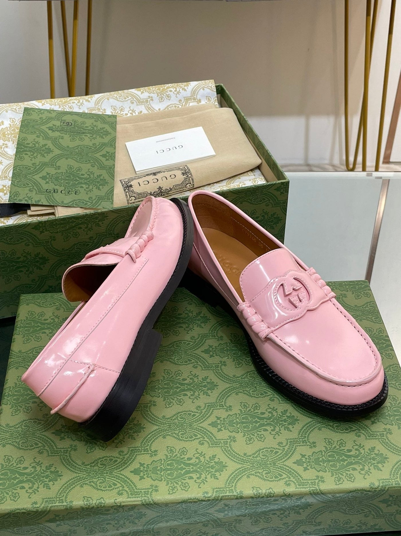 Gucci Women Interlocking G  Loafer